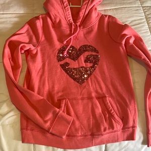 Pink hoodie